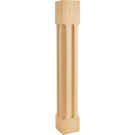 Hardware Resources 5" Wx5"Dx35-1/2"H Cherry Scooped Post P78-5-CH